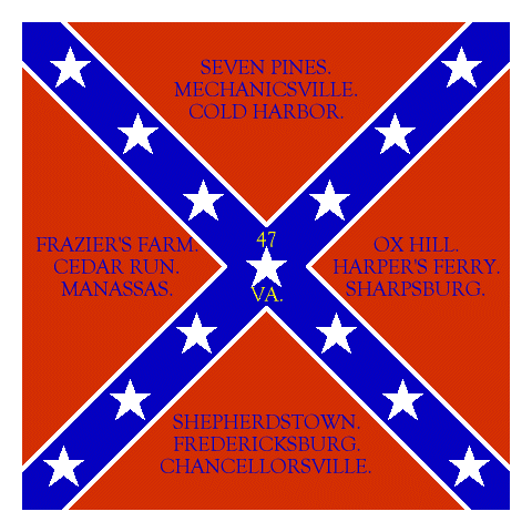 1st Flag of the 47th Virginia Infantry