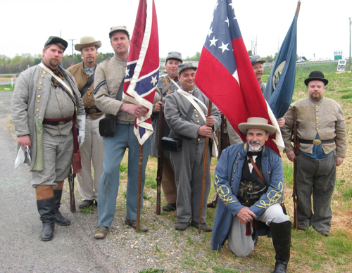 47th VA at the new Museum of the Confederacy Branch in Appomattox - 31 Mar 2012