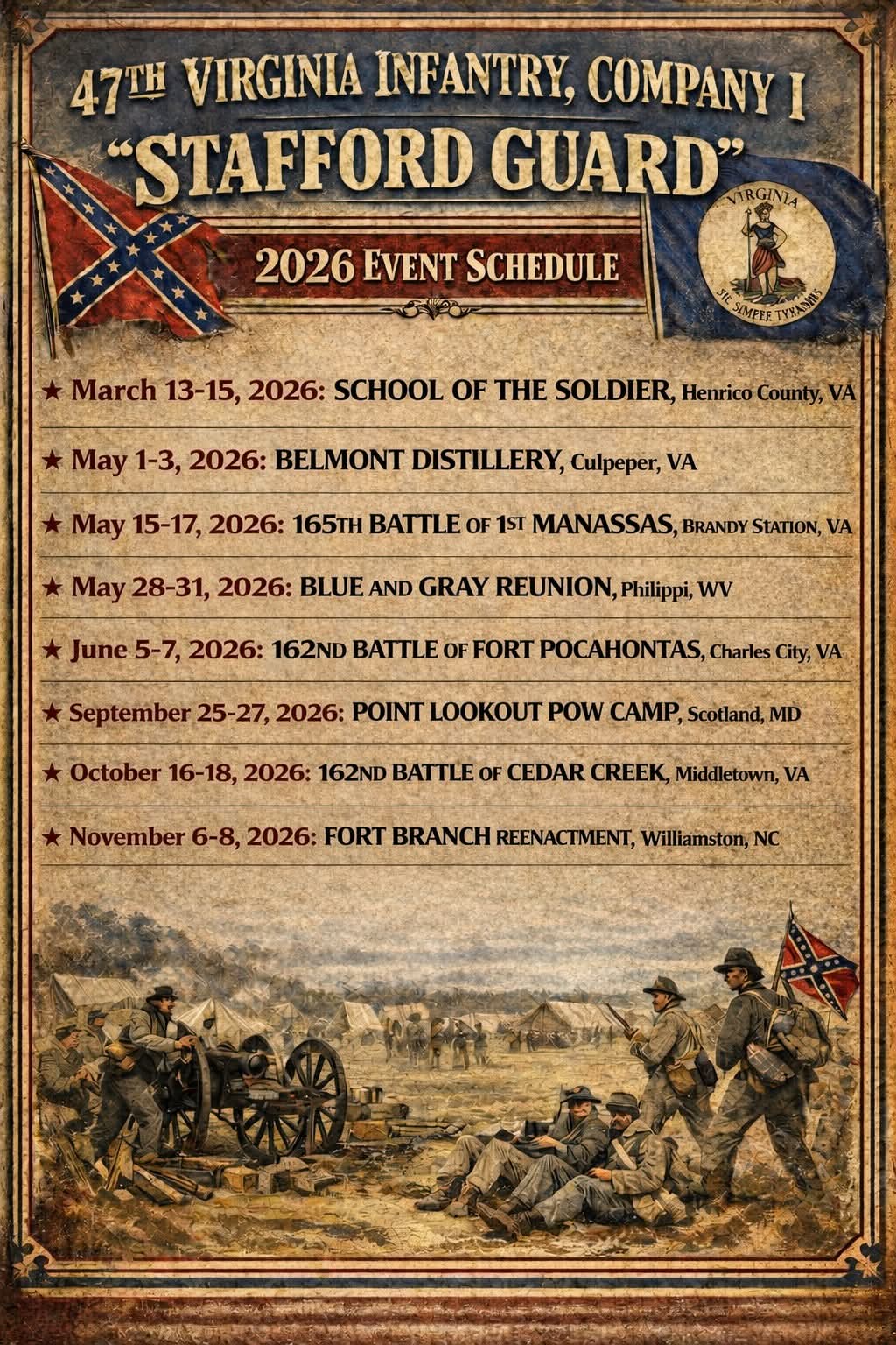47th Virgina Schedule of Events width=1024 height=1536>

</div>

<p class=MsoNormal><o:p>&nbsp;</o:p></p>

</div>



    </td>
  </tr>
</table>


<p class=
